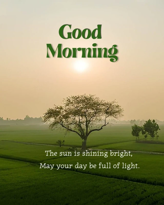 Beautiful Good Morning Quotes for a Fresh Start — Good Morning Poster template