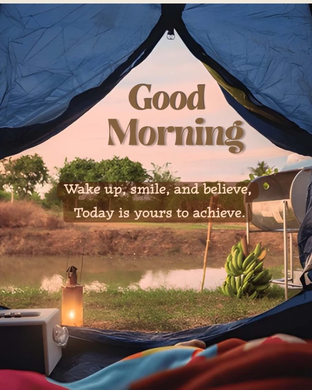 Beautiful Morning Wishes | Spread Happiness Today — Good Morning Poster template