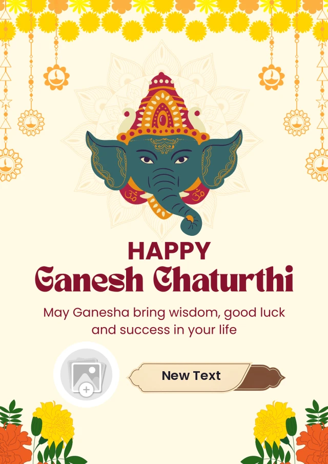 Ganesh Chaturthi poster — Ganesh Chaturthi Poster