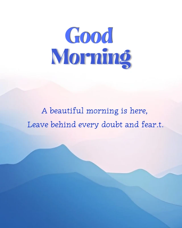 Good Morning Inspirational Quotes | New Day New Hope — Good Morning Poster template