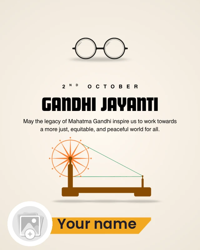 Happy Gandhi Jayanti — Mahatma Gandhi Jayanti Poster