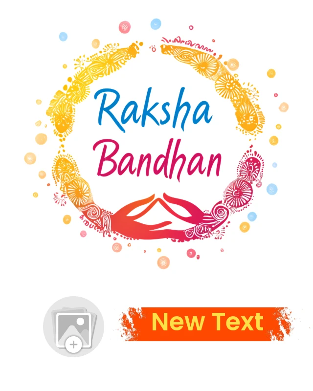 happy Raksha bandhan poster for instagram — Raksha Bandhan Poster template