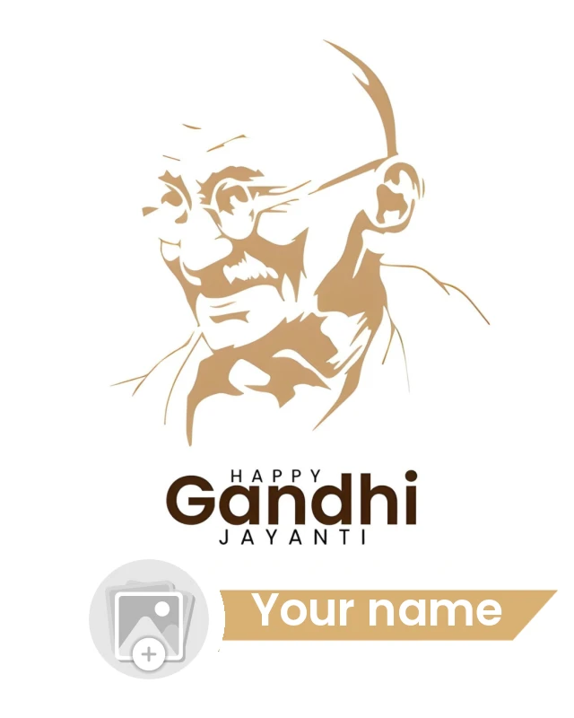 Mahatma Gandhi Creative Poster — Mahatma Gandhi Jayanti Poster