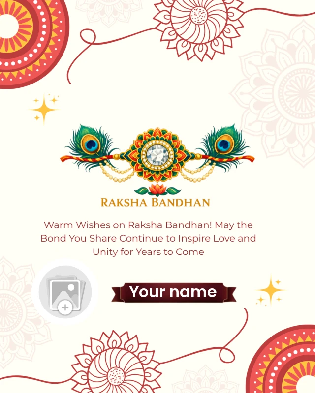Rakhi special design — Raksha Bandhan Poster