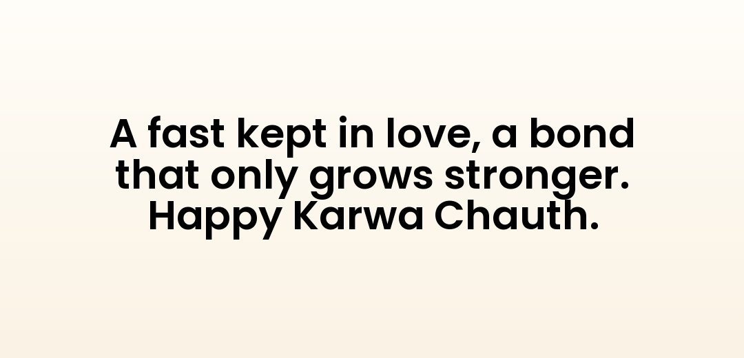A fast kept in love, a bond that only grows stronger. Happy Karwa Chauth.