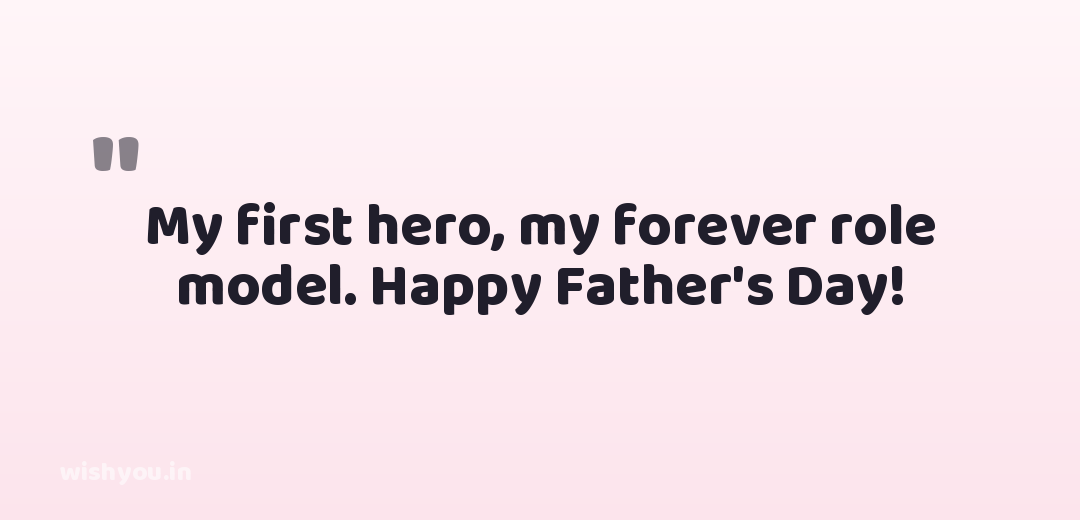 My first hero, my forever role model. Happy Father's Day!