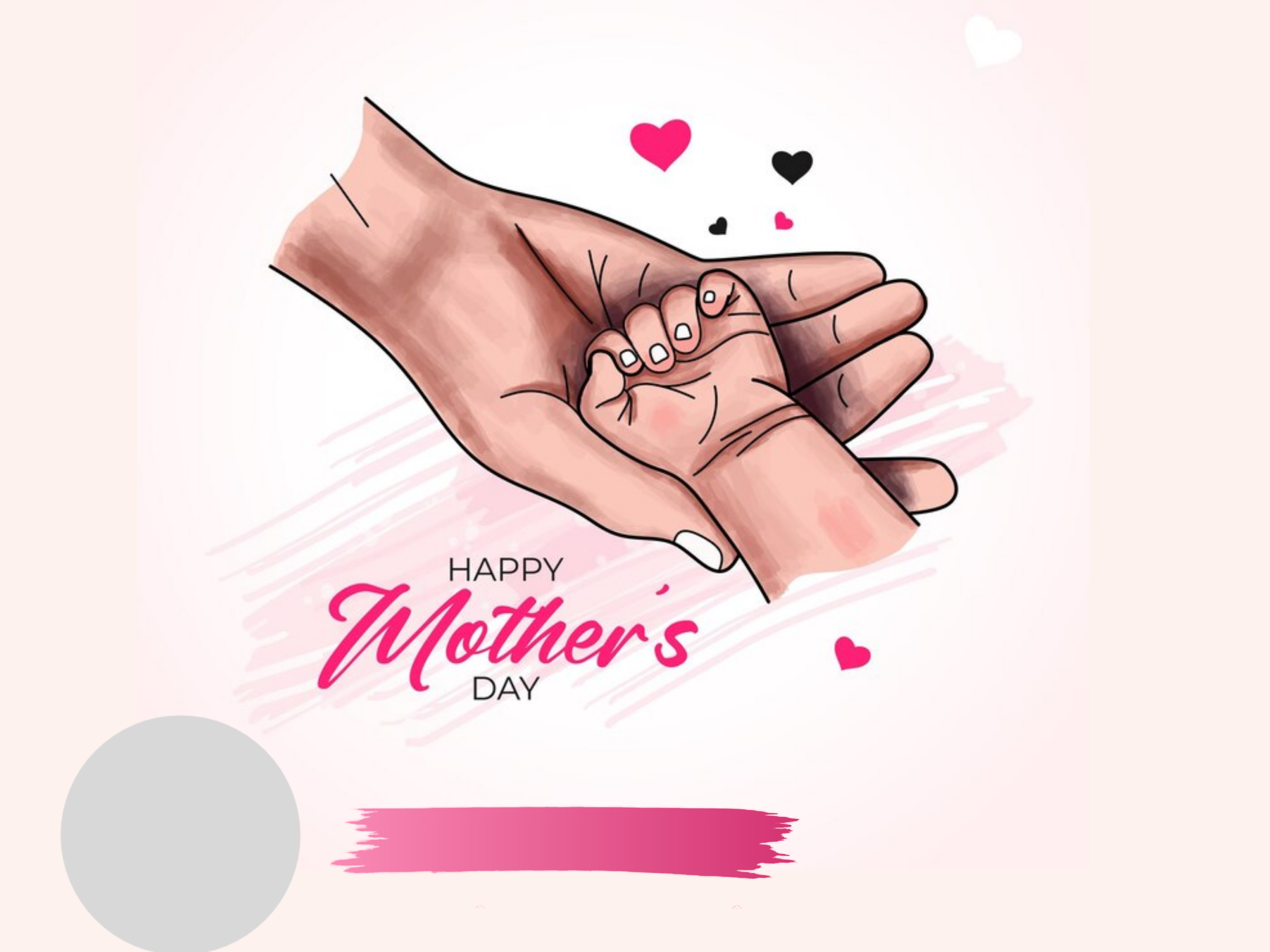 Customize this Happy-Mother's-day poster Premium Happy-Mother's-day poster template