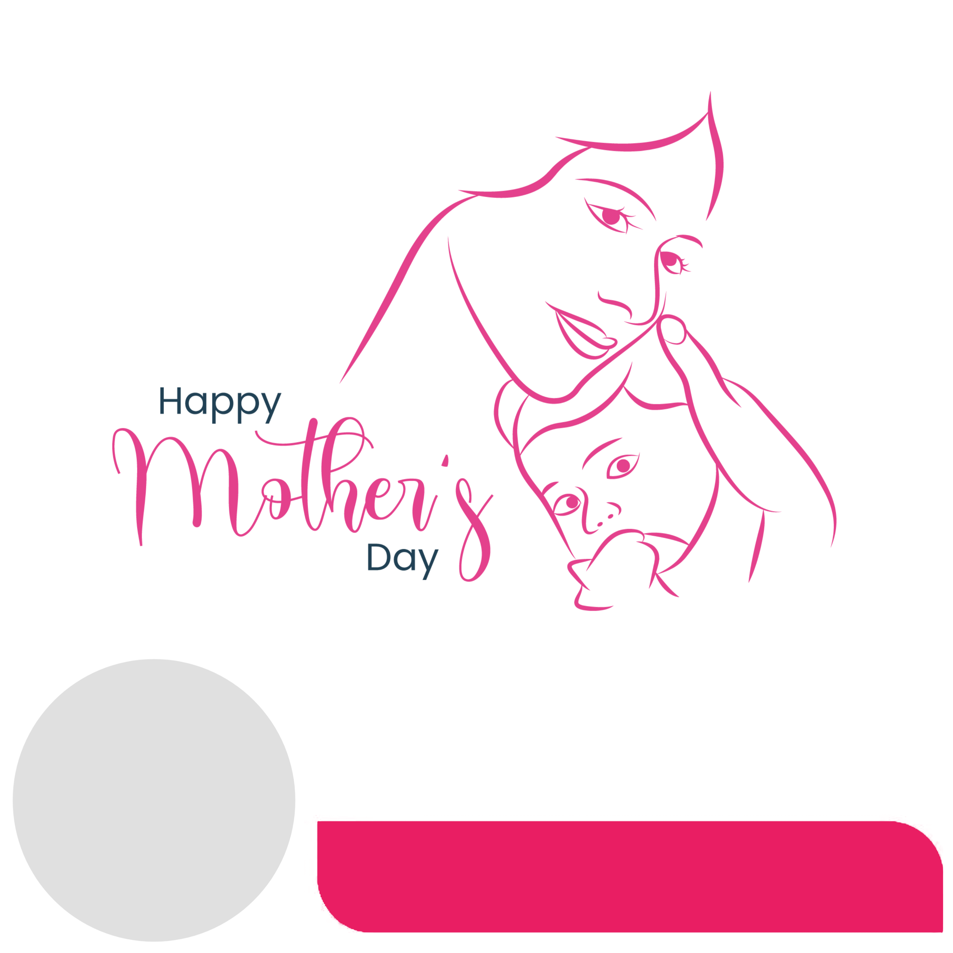 Customize this Happy-Mother's-day poster Premium Happy-Mother's-day poster template