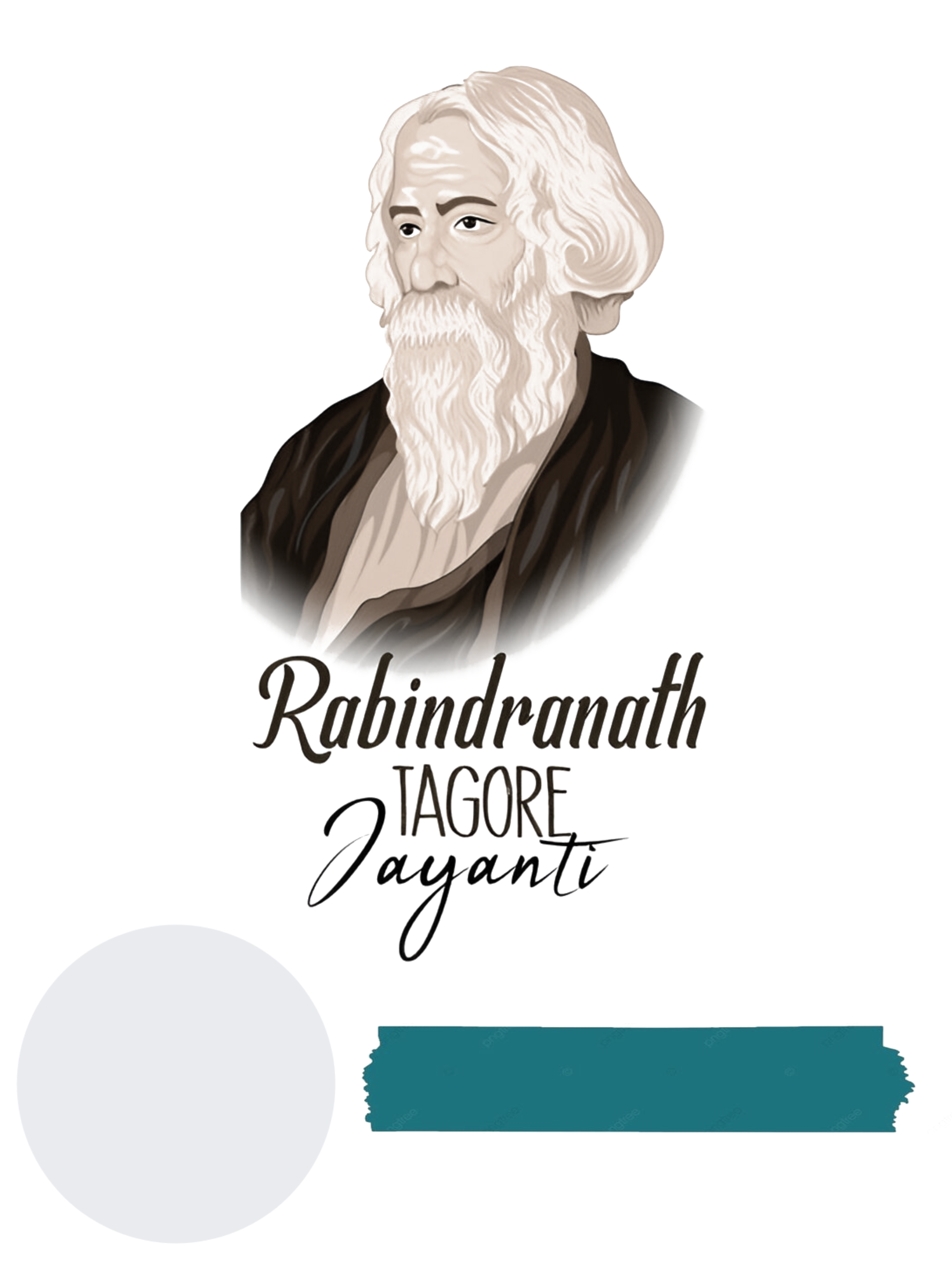 Customize this Happy-Ravindernath-Tagore-jayanti poster Premium Happy-Ravindernath-Tagore-jayanti poster template